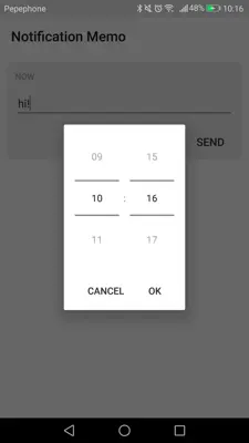 Notification Memo android App screenshot 1