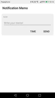 Notification Memo android App screenshot 3